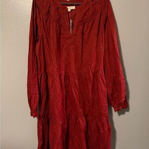 LOFT Brick Red Blouse